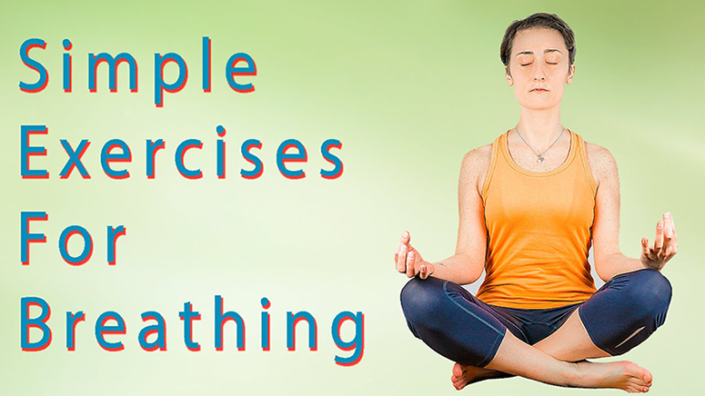 Simple Exercises for Breathing Poster